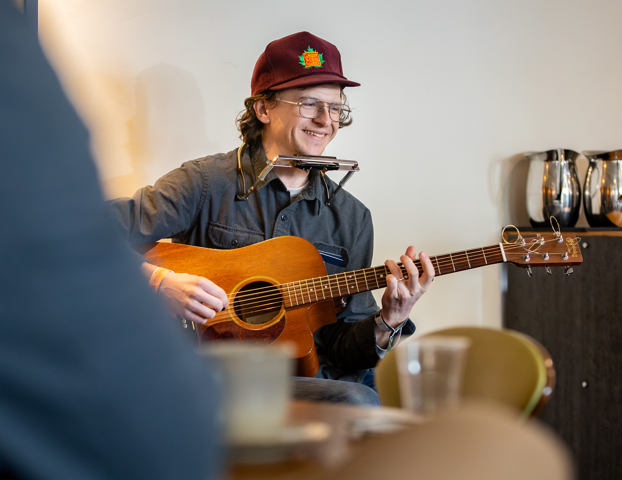 Sam Steffen playing Modern Hotel at Treefort Fest, Boise, ID 2025